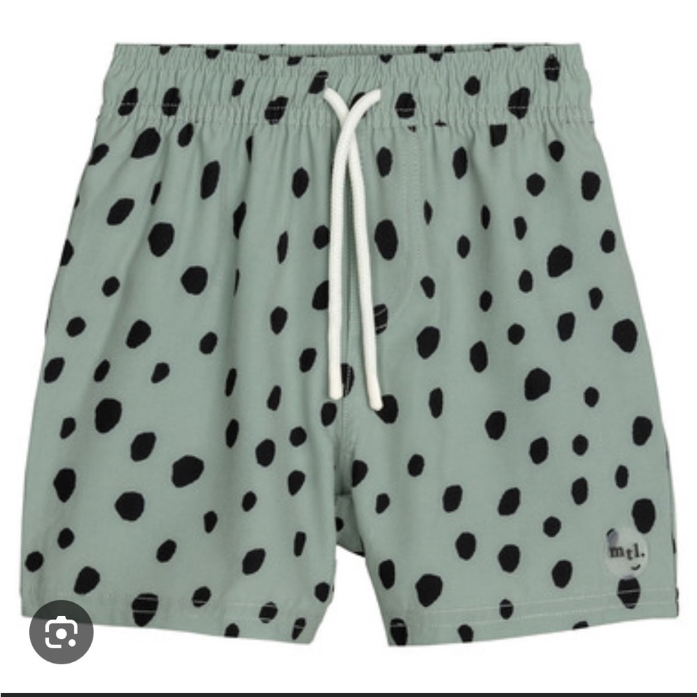 Miles the Label Green Polka Dot Shorts